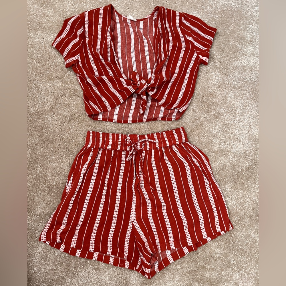 Boho Cropped Two-Piece Set